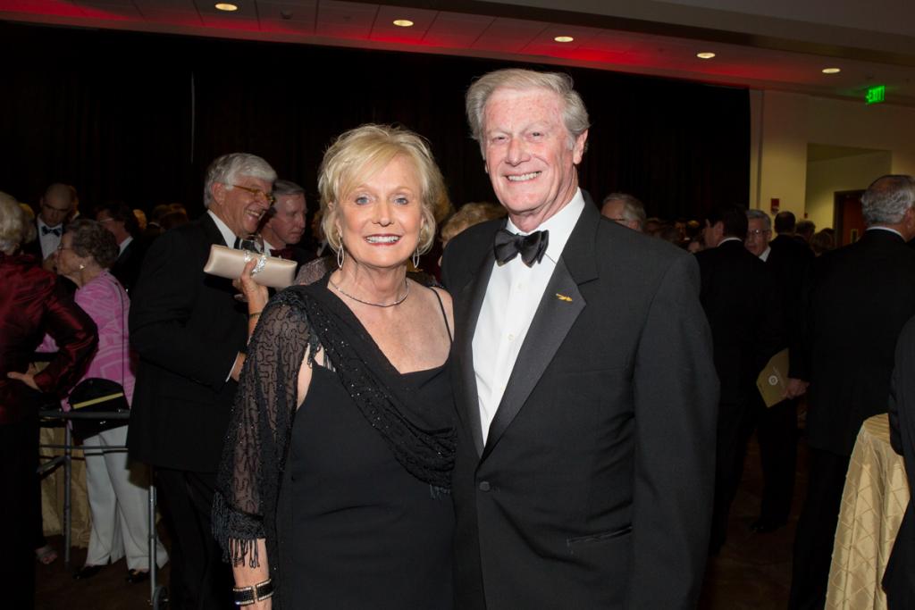 FSU First Lady Jean Thrasher and President John Thrasher attend the FSU College of Business Hall of Fame dinner March 31, 2016. President Thrasher was one of four inductees into the Hall of Fame's 2016 class. (FSU Photography Services)